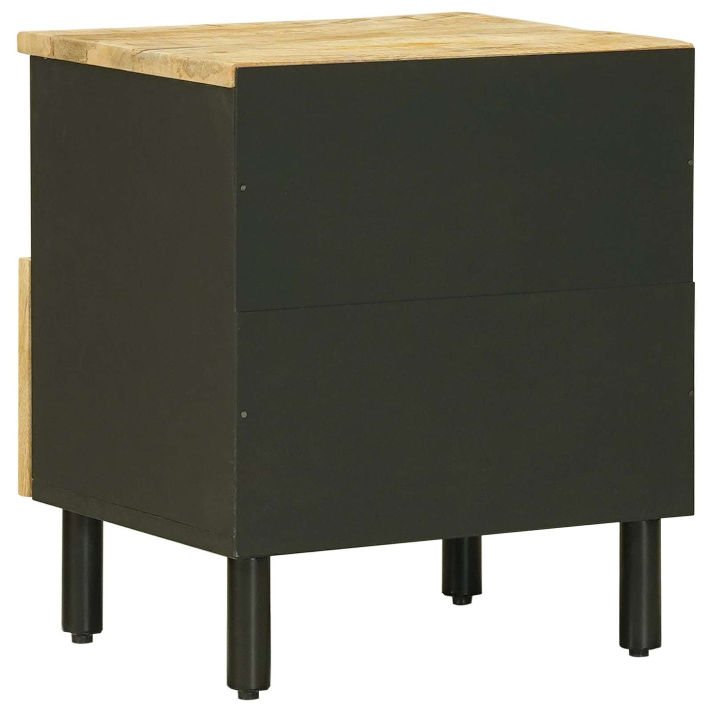 Nattbord 2 pcs Brun 40 x 33 x 46 cm Massiv mango tre