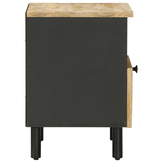 Nattbord 2 pcs Brun 40 x 33 x 46 cm Massiv mango tre