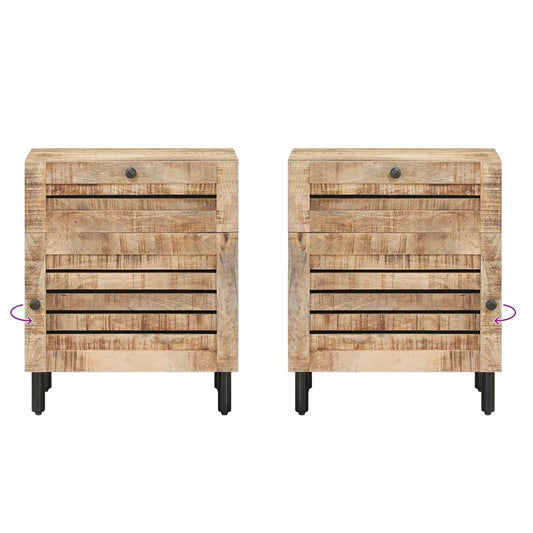 Nattbord Naturlig 50 x 33 x 60 cm Massiv mango tre
