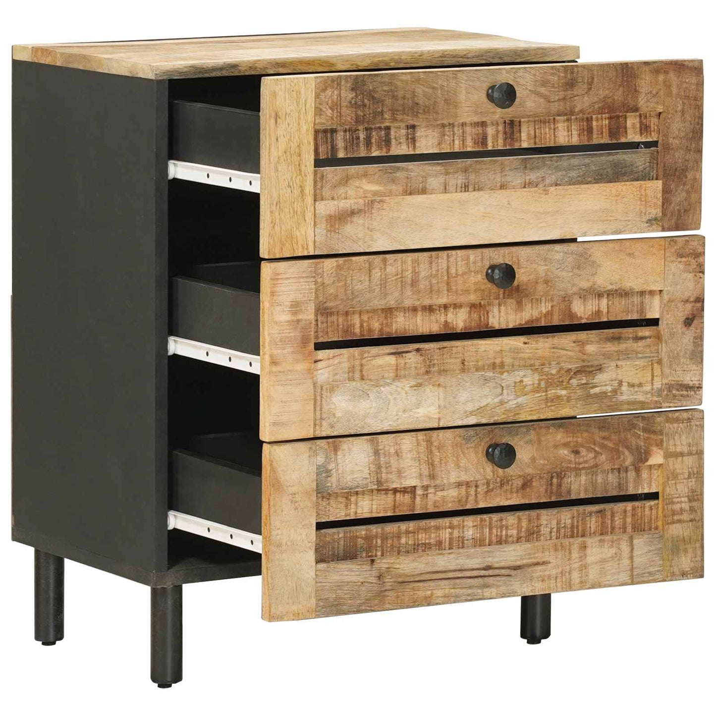 Nattbord Naturlig 50 x 33 x 62 cm Massiv mango tre