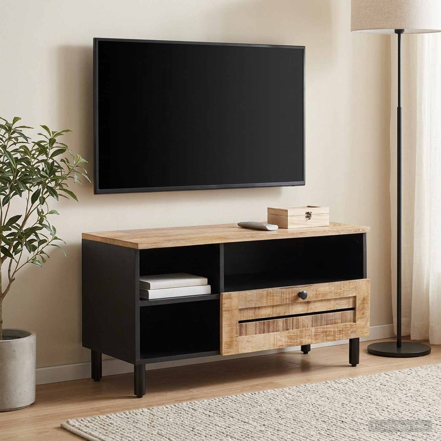 Oppbevaringsskap Brun 80 x 33,5 x 46 cm Massiv mango tre