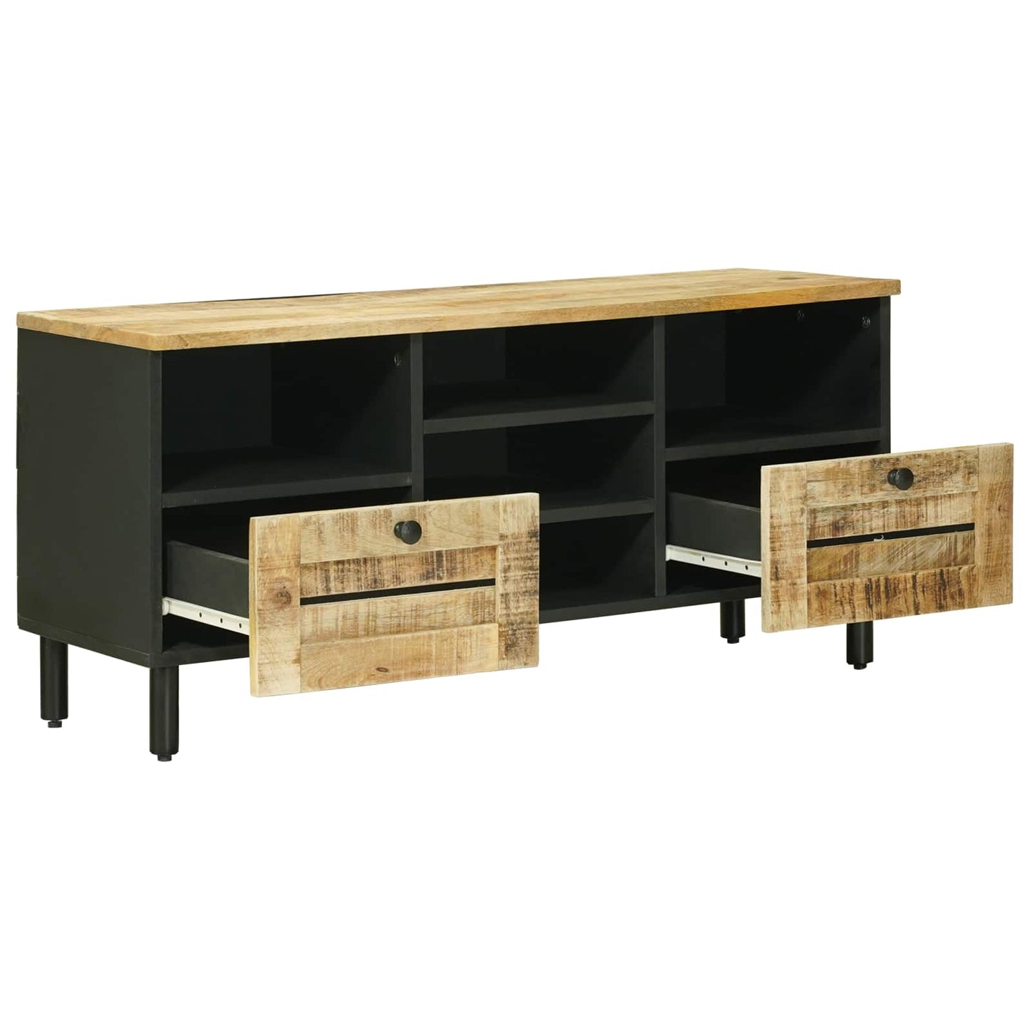Oppbevaringsskap Naturlig 100 x 33 x 46 cm Massiv mango tre