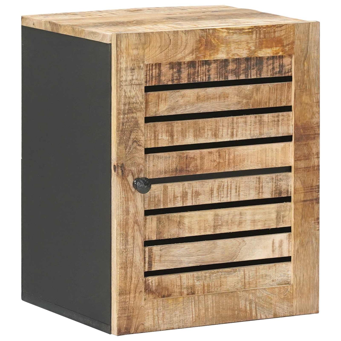Hengende skap Brun og svart 38 x 33,5 x 48 cm Massiv mango tre
