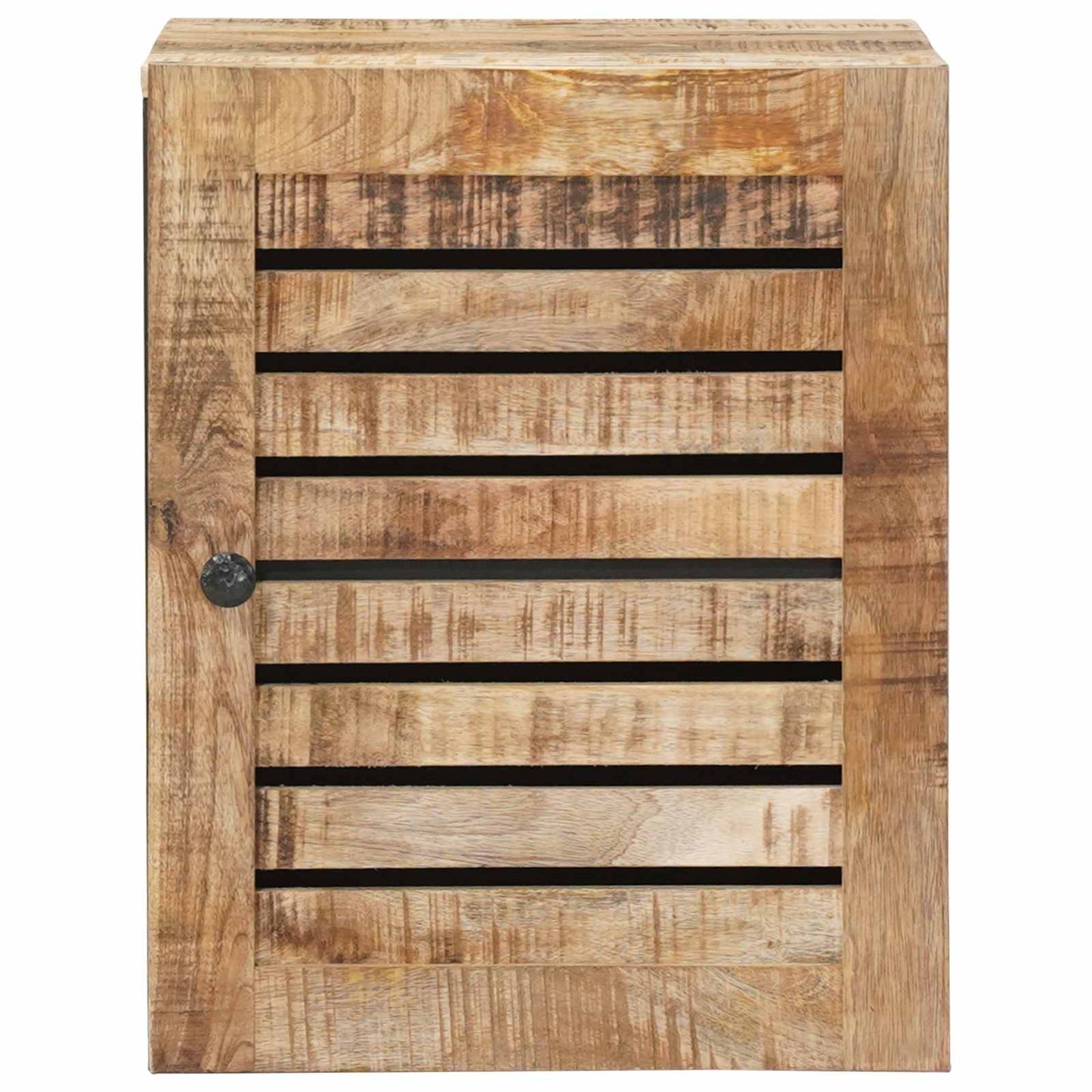 Hengende skap Brun og svart 38 x 33,5 x 48 cm Massiv mango tre