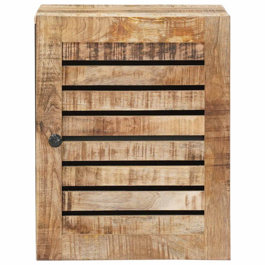 Hengende skap Brun og svart 38 x 33,5 x 48 cm Massiv mango tre