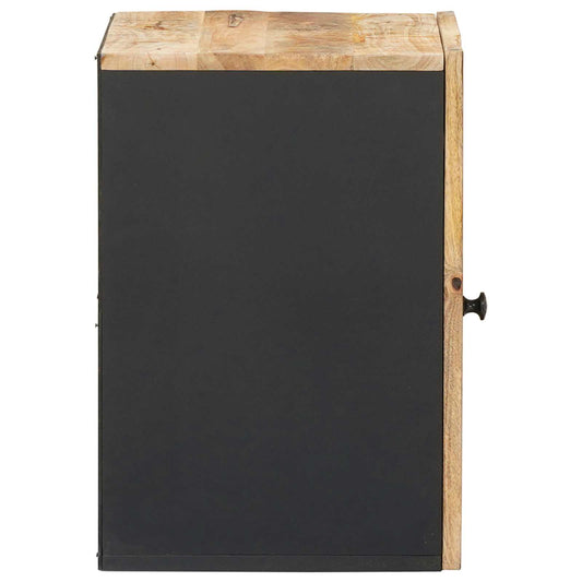 Hengende skap Brun og svart 38 x 33,5 x 48 cm Massiv mango tre
