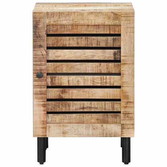 Baderomsskap Brun og svart 38 x 33,5 x 58 cm Massiv mango tre