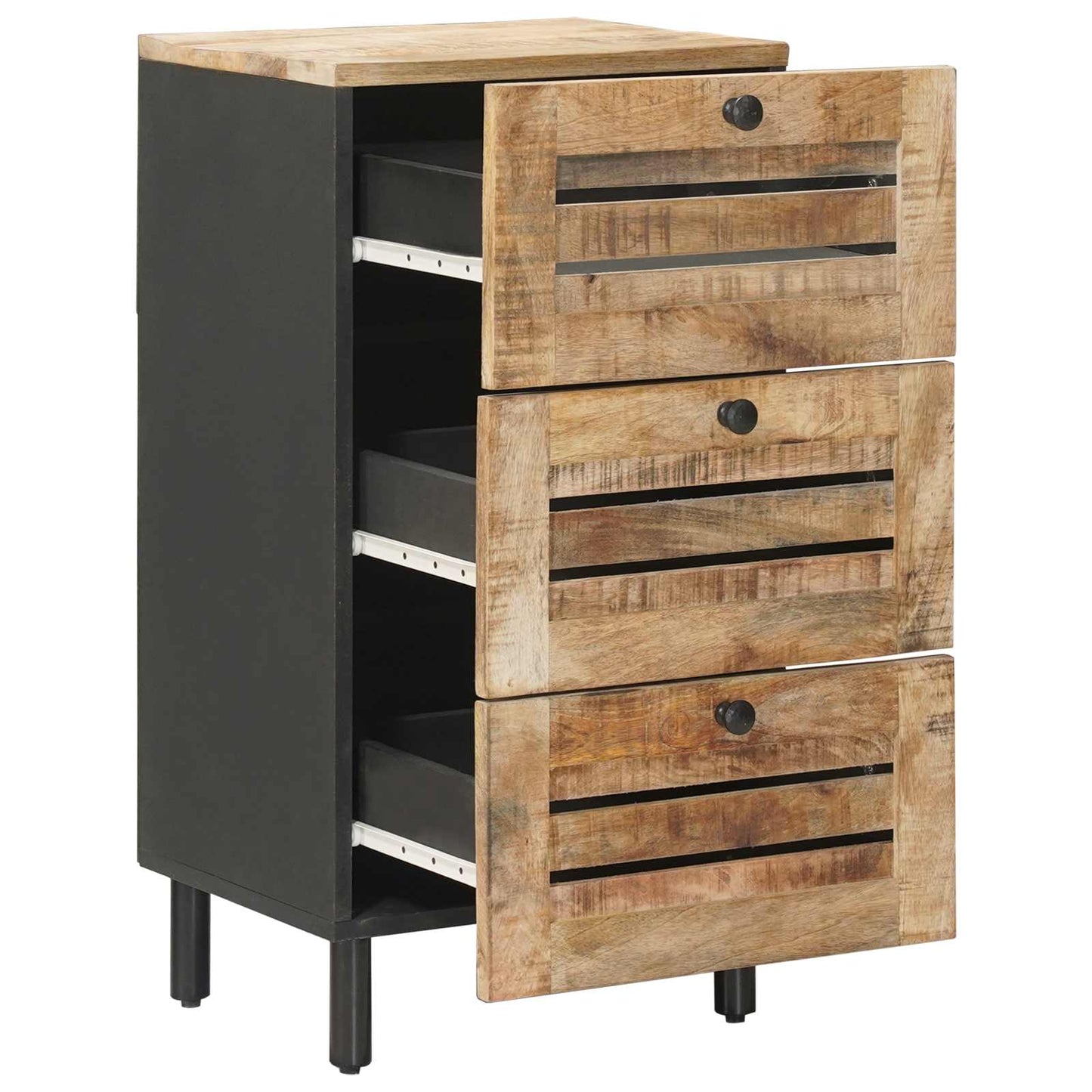 Oppbevaringsskap Naturlig 40 x 33 x 75 cm Massiv mango tre