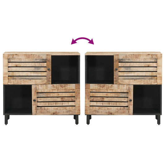 Oppbevaringsskap Brun 80 x 33,5 x 75 cm Massiv mango tre