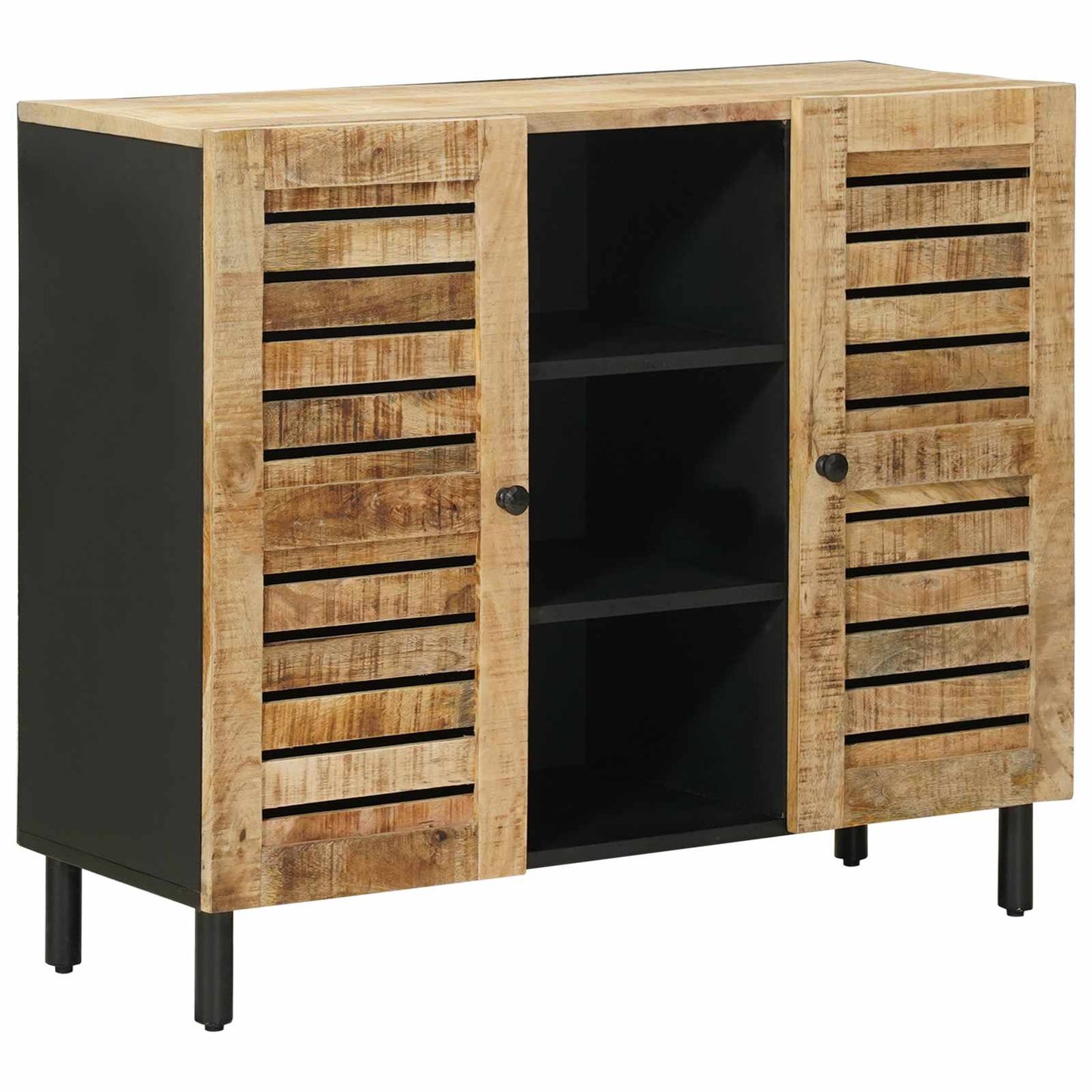 Oppbevaringsskap Naturlig 90 x 33 x 75 cm Massiv mango tre