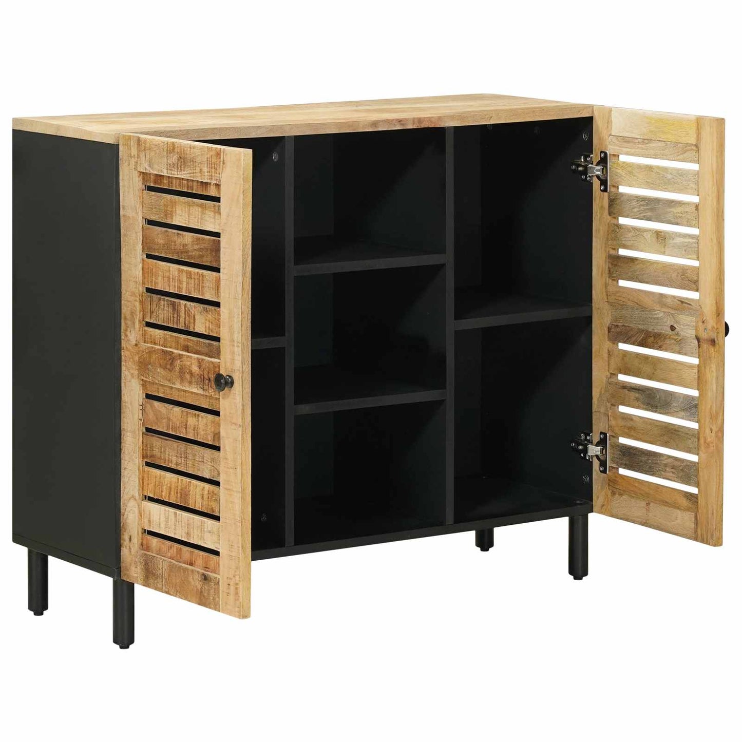 Oppbevaringsskap Naturlig 90 x 33 x 75 cm Massiv mango tre