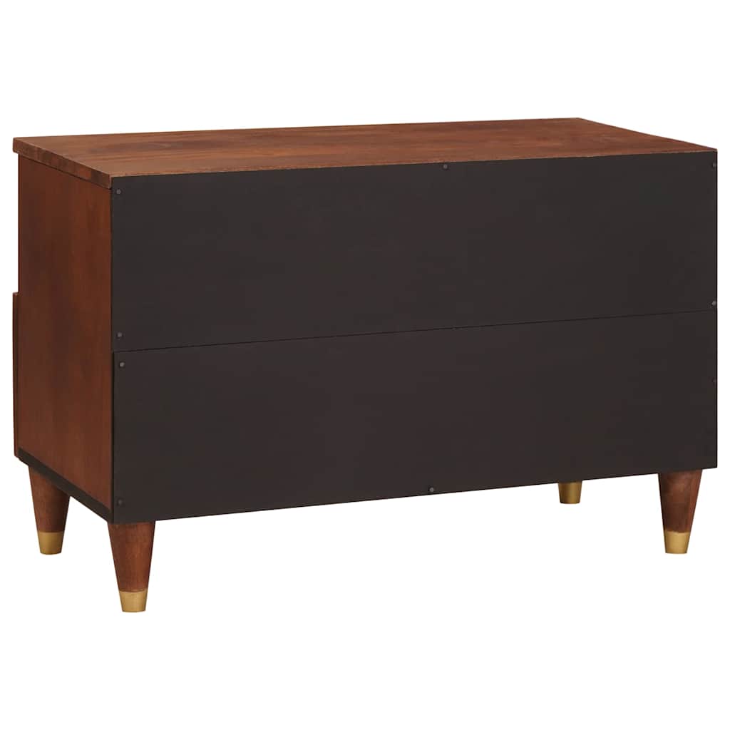 TV-skap med skuff Brun 70 x 33,5 x 46 cm Massiv mango tre