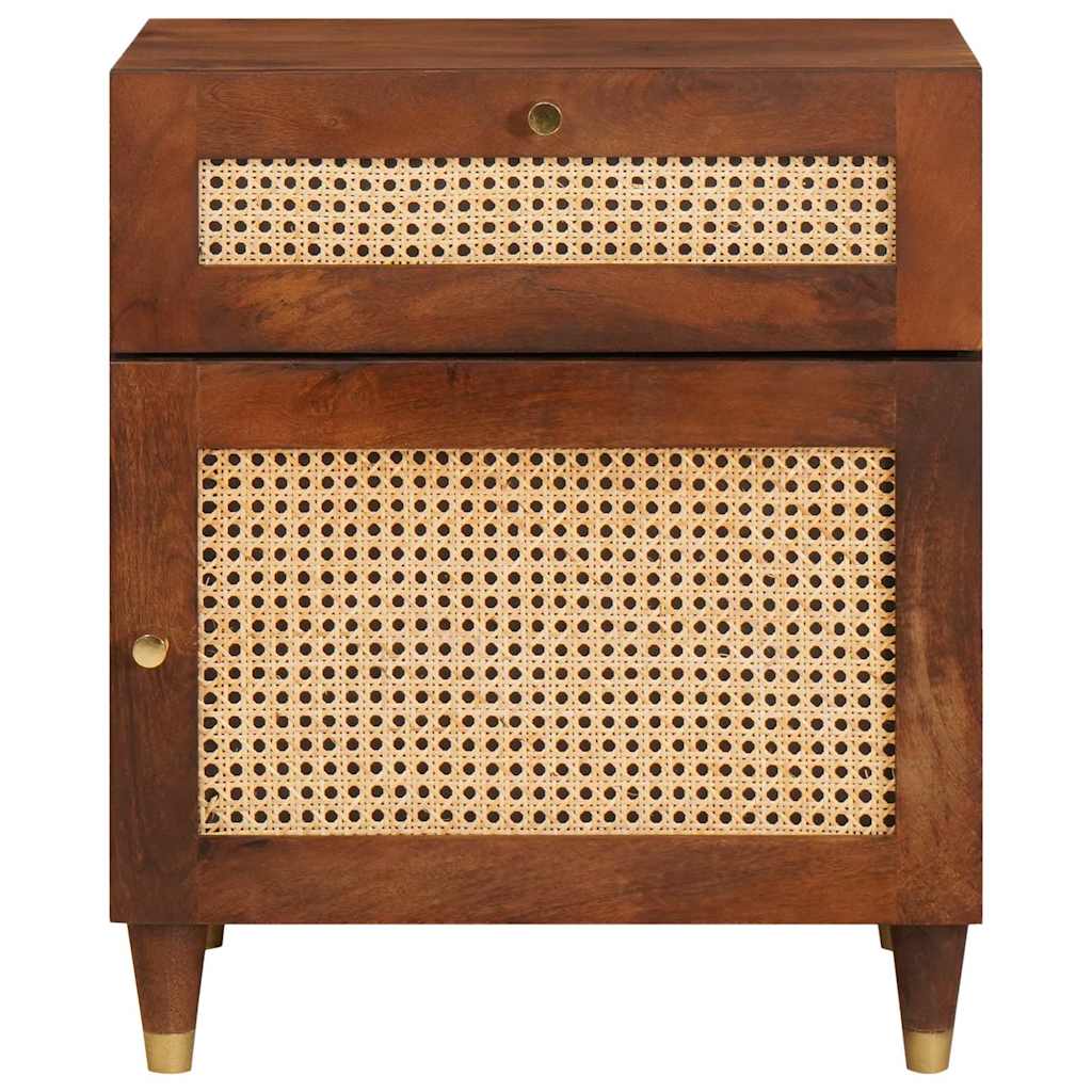 Nattbord med skuff 50 x 33 x 60 cm Massiv mango tre