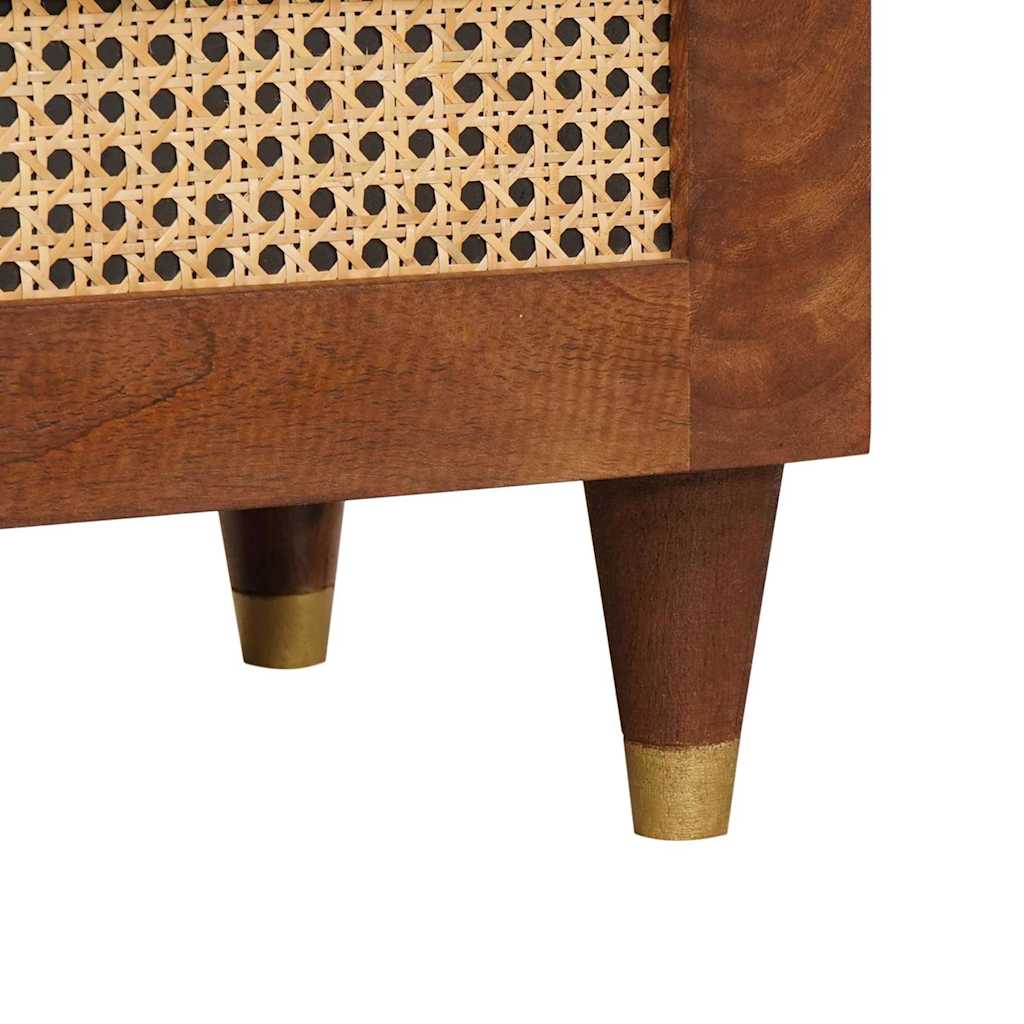 Nattbord med skuff 50 x 33 x 62 cm Massiv mango tre