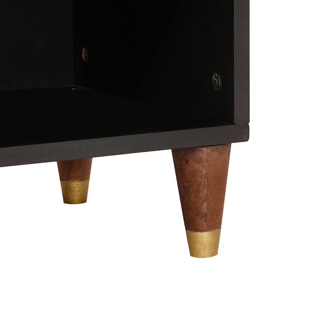 TV-skap med skuff Brun 100 x 33,5 x 46 cm Massiv mango tre