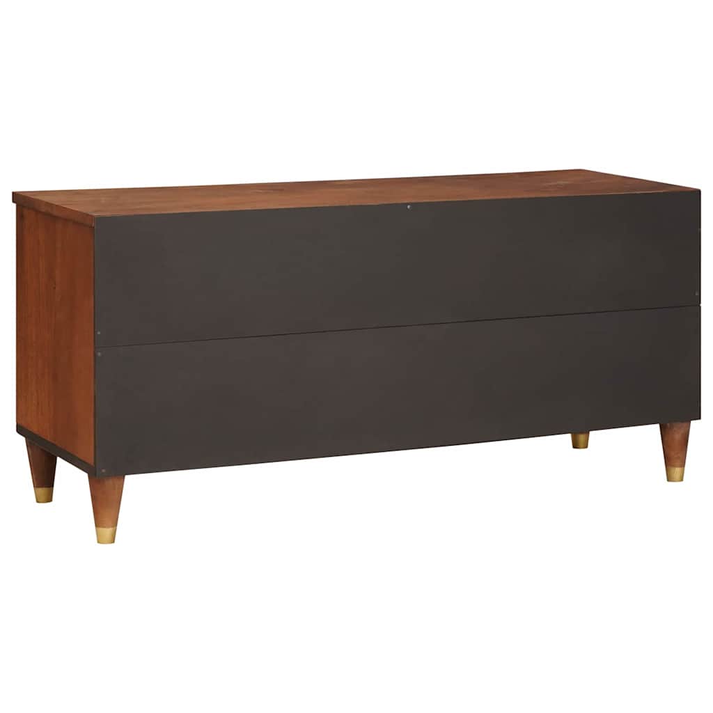 TV-skap med skuff Brun 100 x 33,5 x 46 cm Massiv mango tre