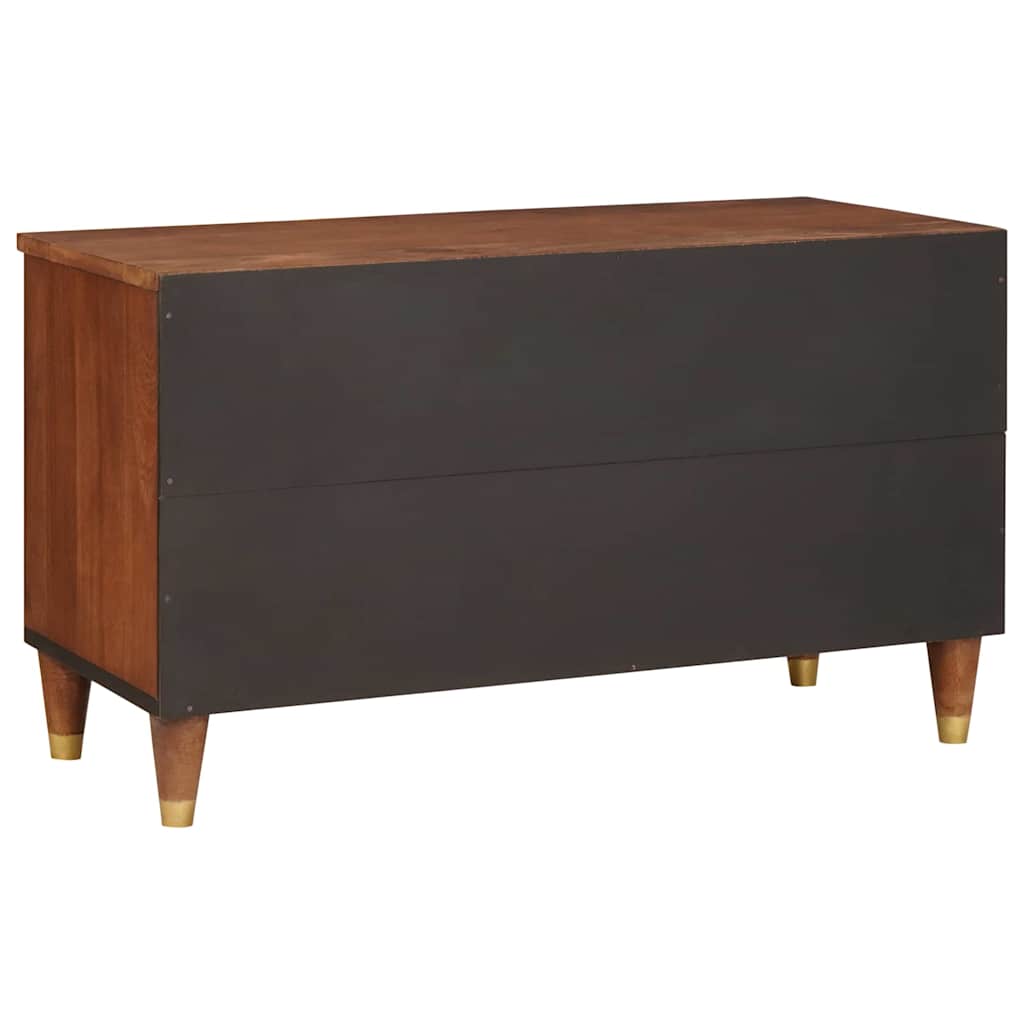 TV-skap med skuff Brun 80 x 33,5 x 46 cm Massiv mango tre