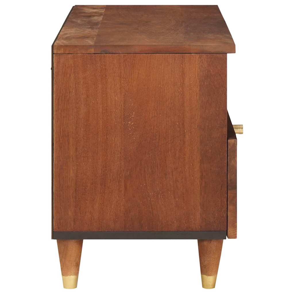 TV-skap med skuff Brun 80 x 33,5 x 46 cm Massiv mango tre