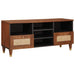TV-skap med skuff Brun 100 x 33,5 x 46 cm Massiv mango tre
