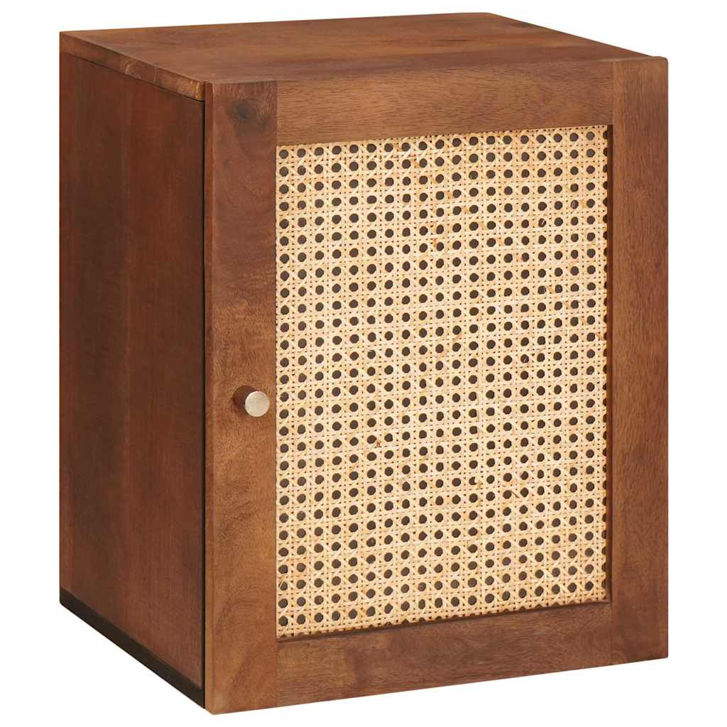Baderomsskap med hylle Brun 38 x 33,5 x 48 cm Konstruert tre