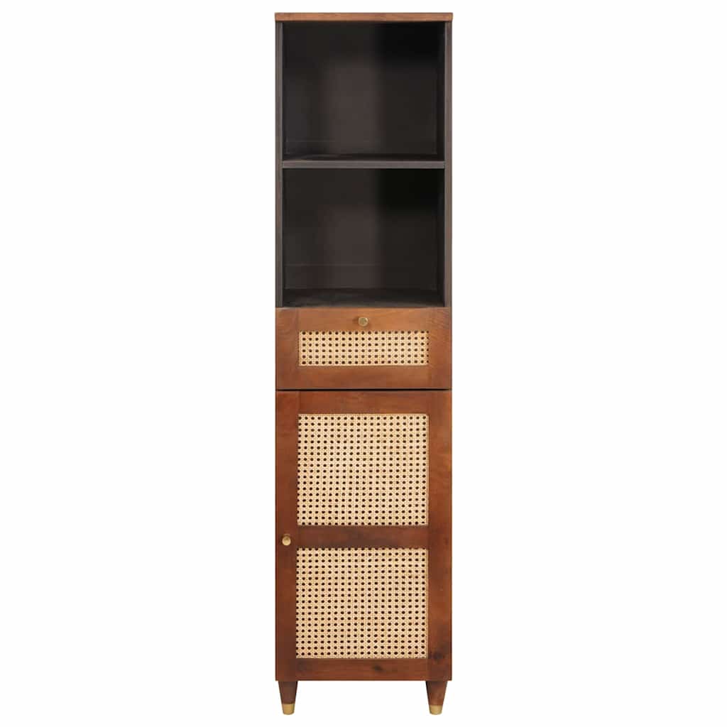 Serviesskap med skuff Brun 38 x 33,5 x 160 cm Massiv mango tre