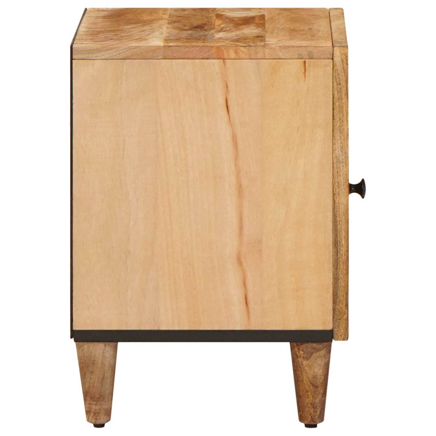 Nattbord 2 pcs Brun 40 x 33,5 x 46 cm Massiv mango tre