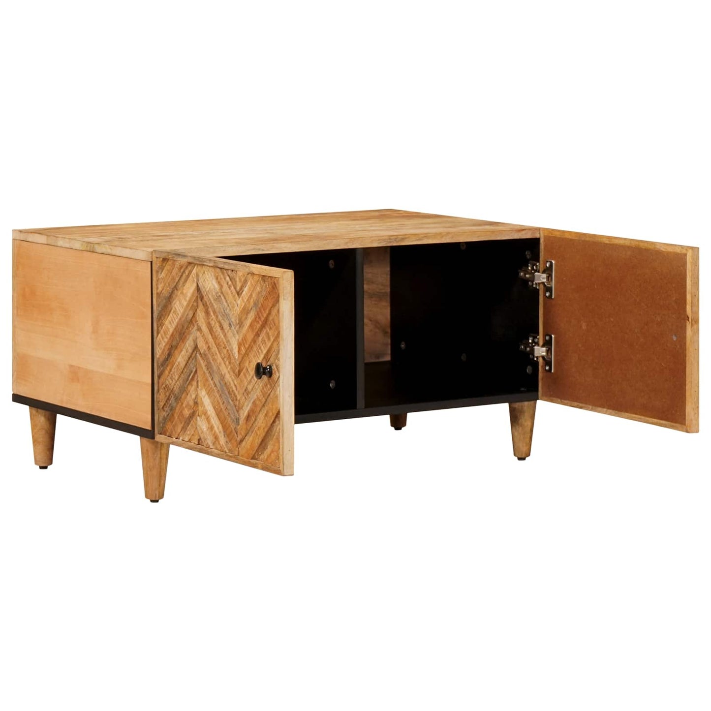 Kaffebord Brun 80 x 50 x 40 cm Massiv mango tre