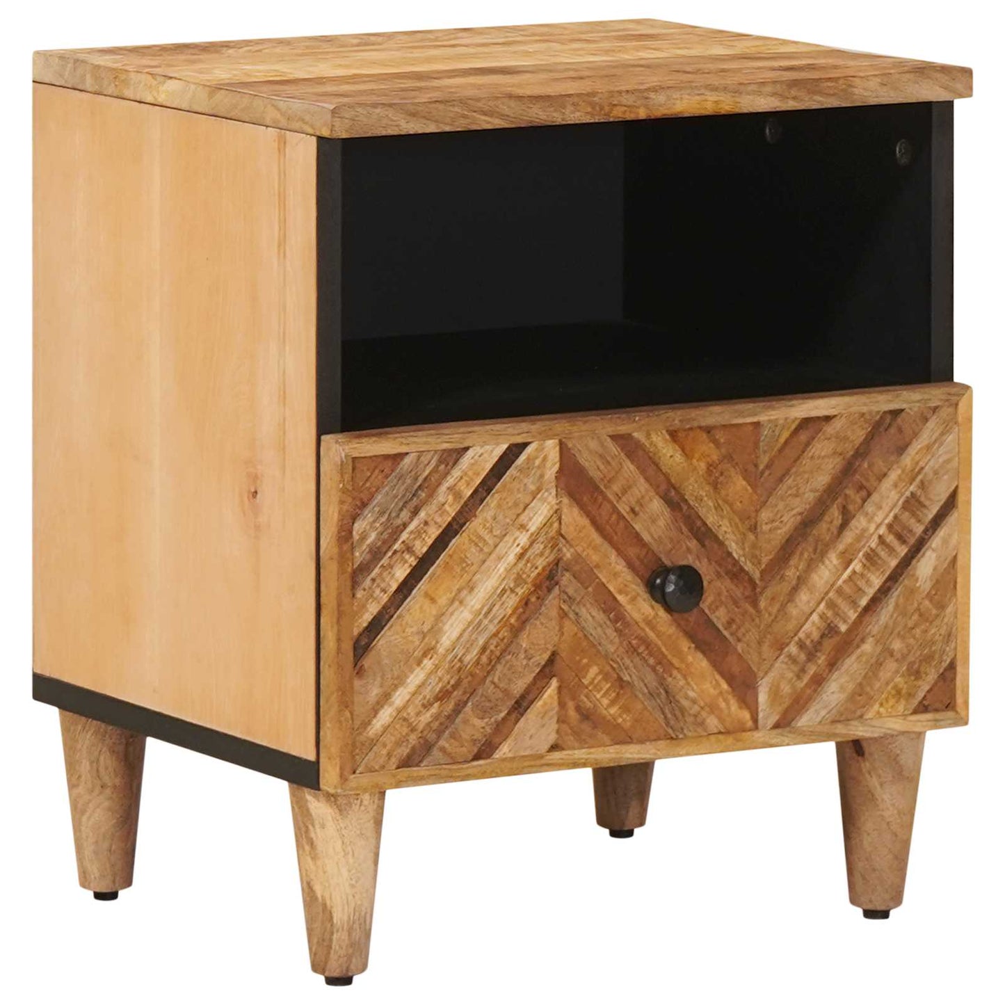 Nattbord med skuff Brun 50 x 33 x 60 cm Massiv mango tre