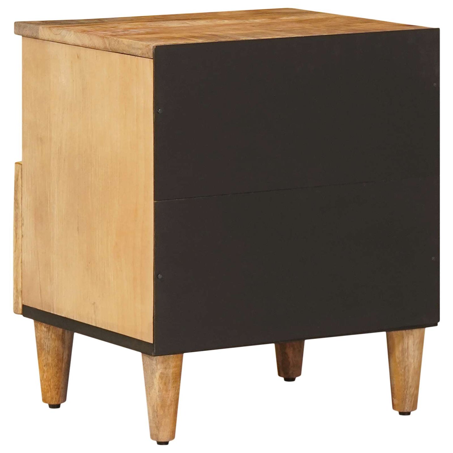 Nattbord 2 pcs Brun 50 x 33 x 60 cm Massiv mango tre