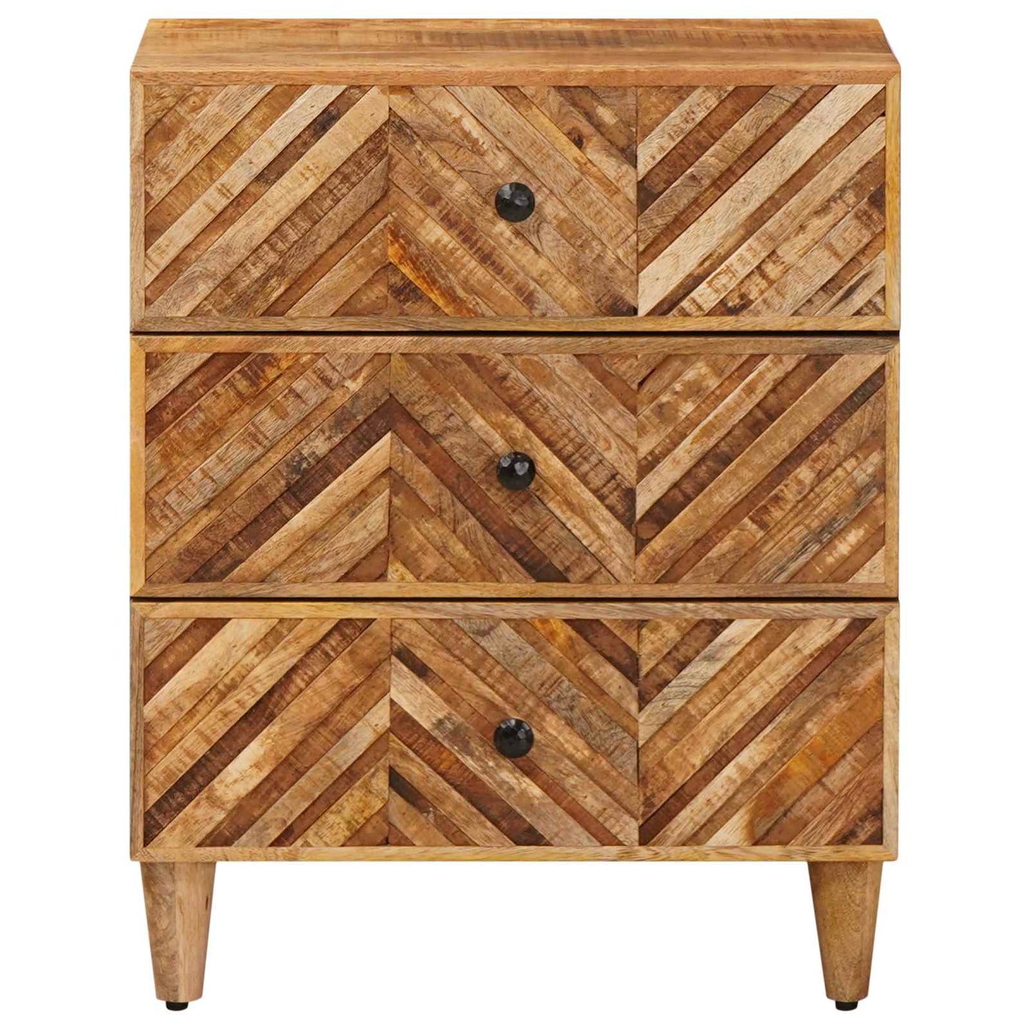 Nattbord med skuff Brun 50 x 33 x 60 cm Massiv mango tre