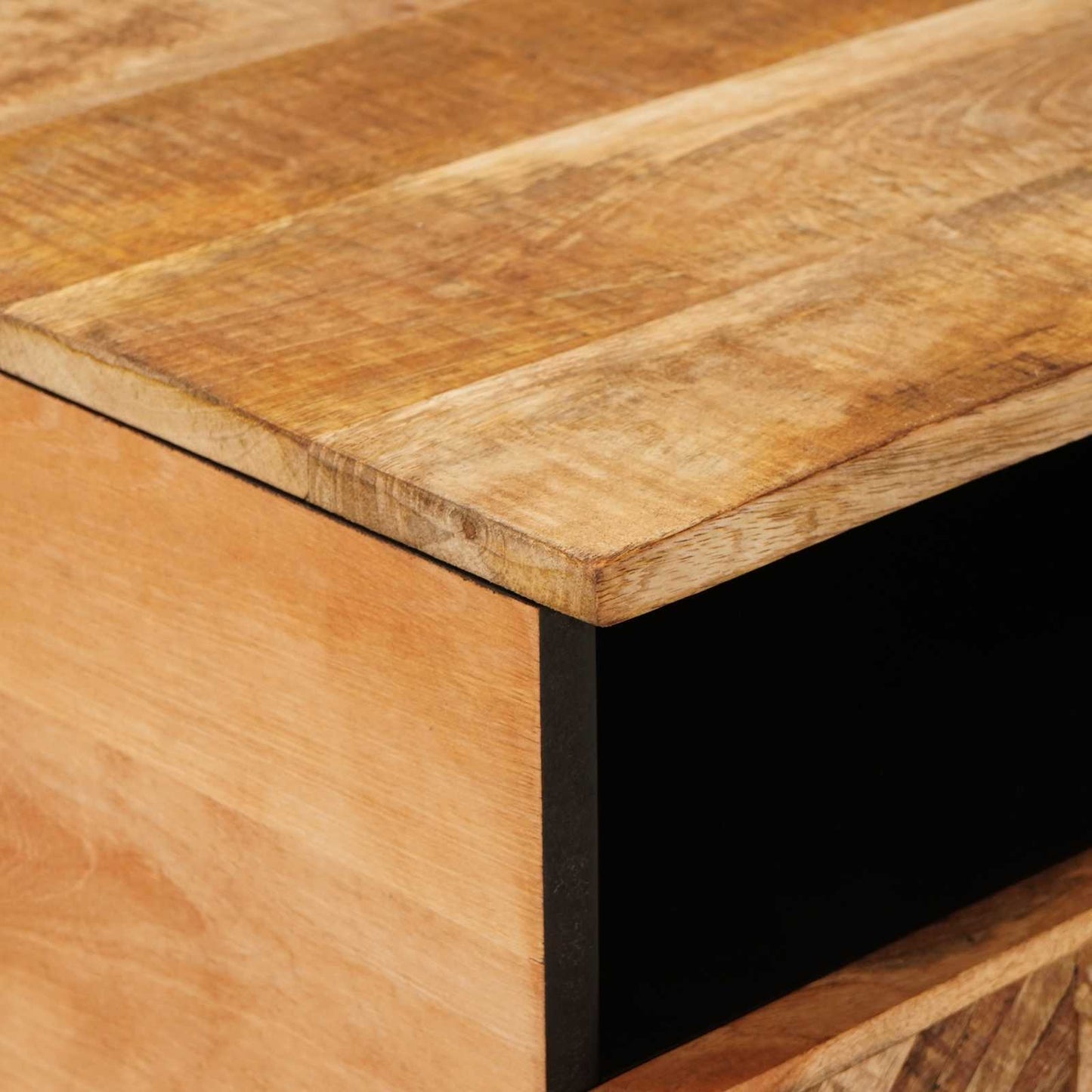 Kaffebord Brun 80 x 54 x 40 cm Massiv mango tre