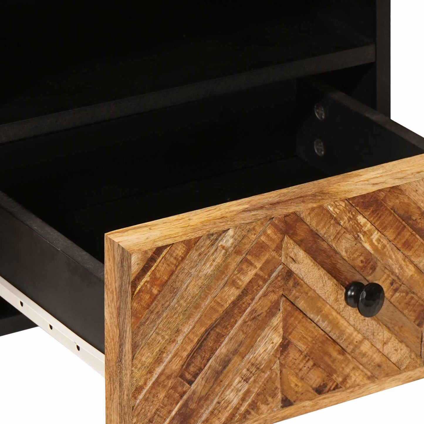 Kaffebord Brun 80 x 54 x 40 cm Massiv mango tre