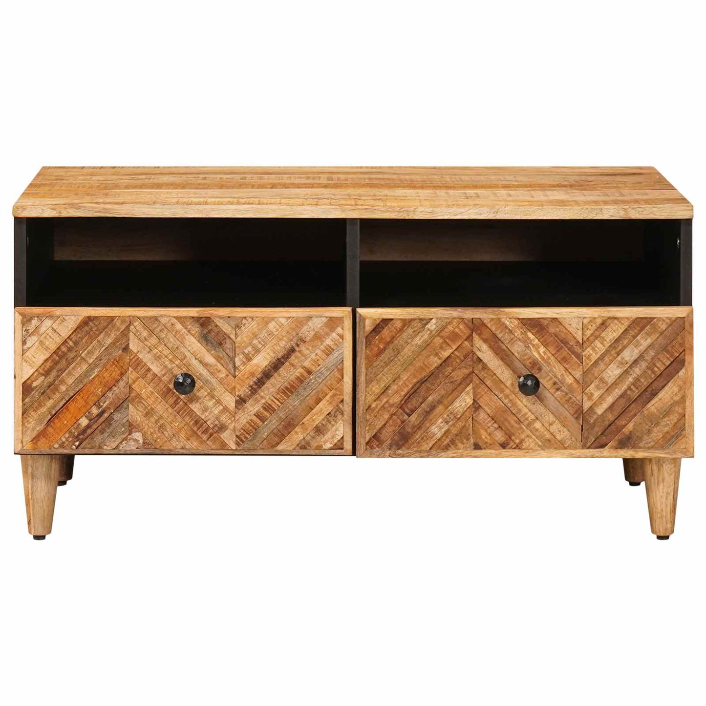 Kaffebord Brun 80 x 54 x 40 cm Massiv mango tre