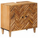 Vaskeskap med lagring Brun 62 x 33 x 58 cm Massiv mango tre