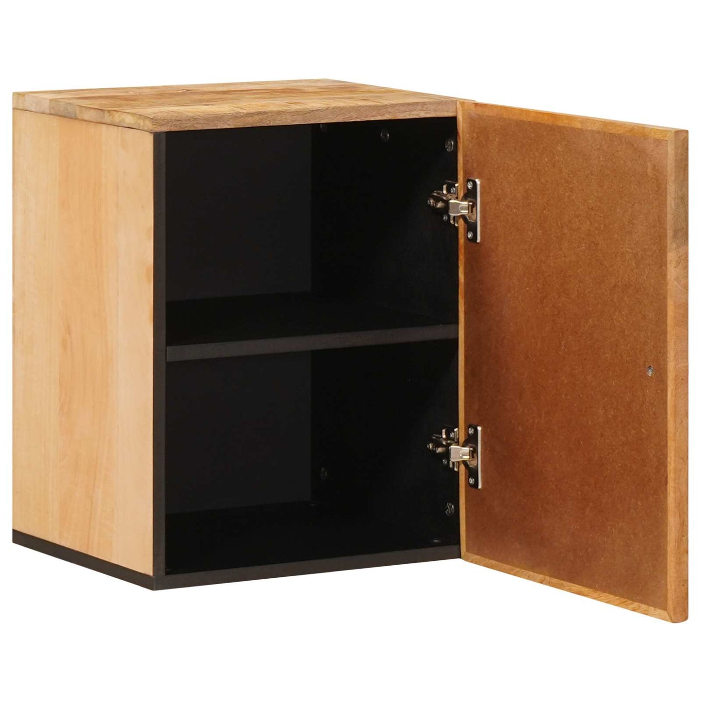 Hengende skap med dør Brun 38 x 33,5 x 48 cm Massiv mango tre