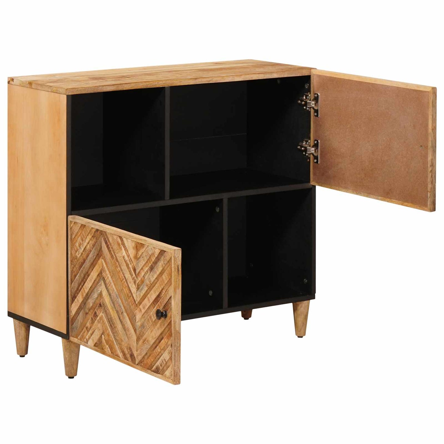 Oppbevaringsskap Brun 80 x 33,5 x 75 cm Massiv mango tre