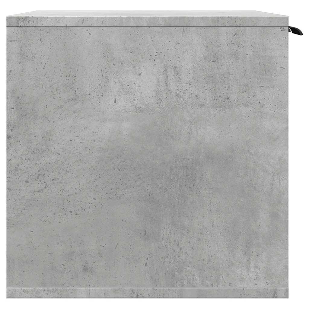 Skap til kattetoalett betonggrå 60x40x40 cm konstruert tre vidaXL