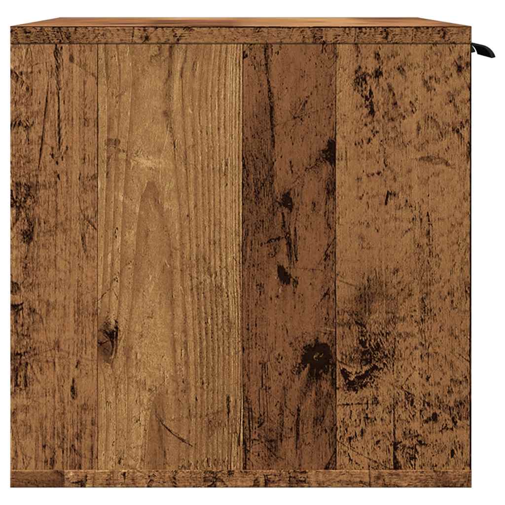 Skap til kattetoalett gammelt tre 60x40x40 cm konstruert tre vidaXL