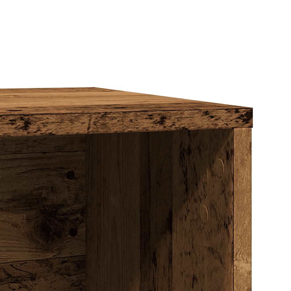 Skap til kattetoalett gammelt tre 60x40x40 cm konstruert tre vidaXL