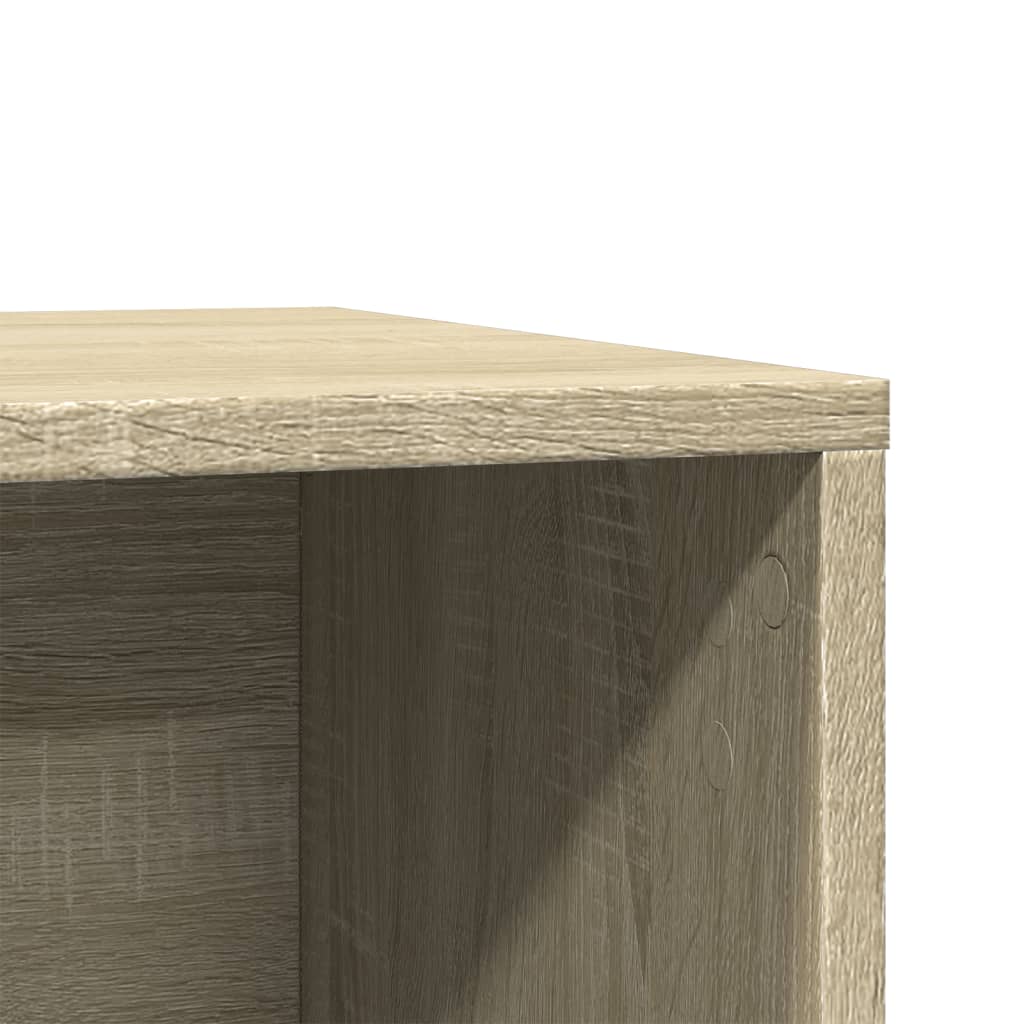 Skap til kattetoalett sonoma eik 80x50x45 cm konstruert tre vidaXL