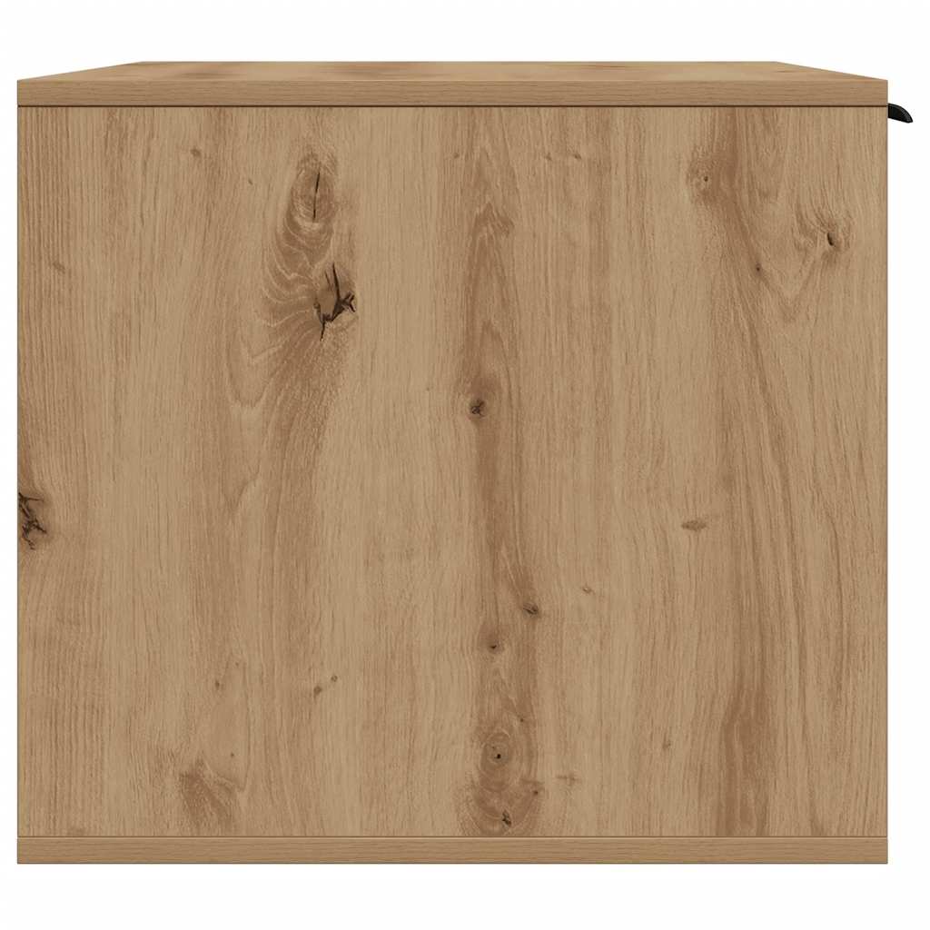 Skap til kattetoalett artisan eik 80x50x45 cm konstruert tre vidaXL