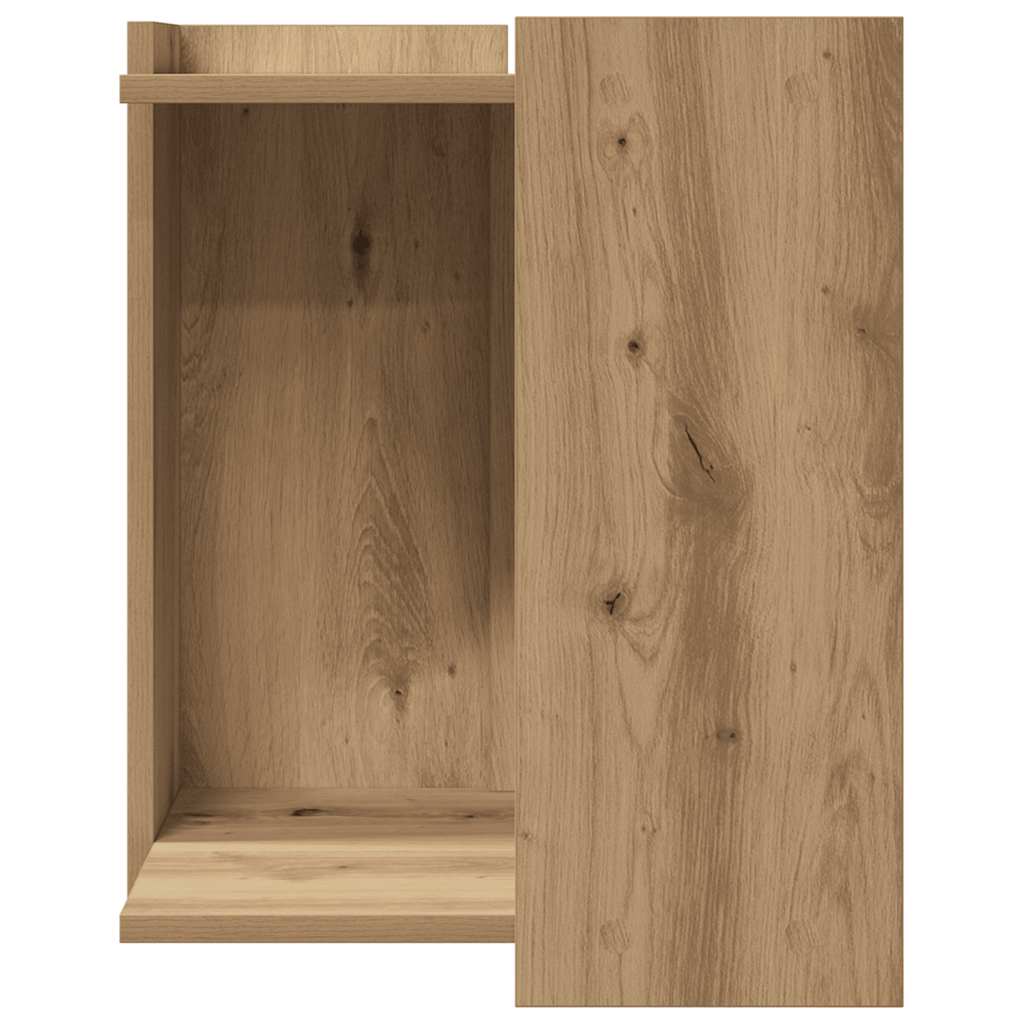 Skap til kattetoalett artisan eik 42x42x51 cm konstruert tre