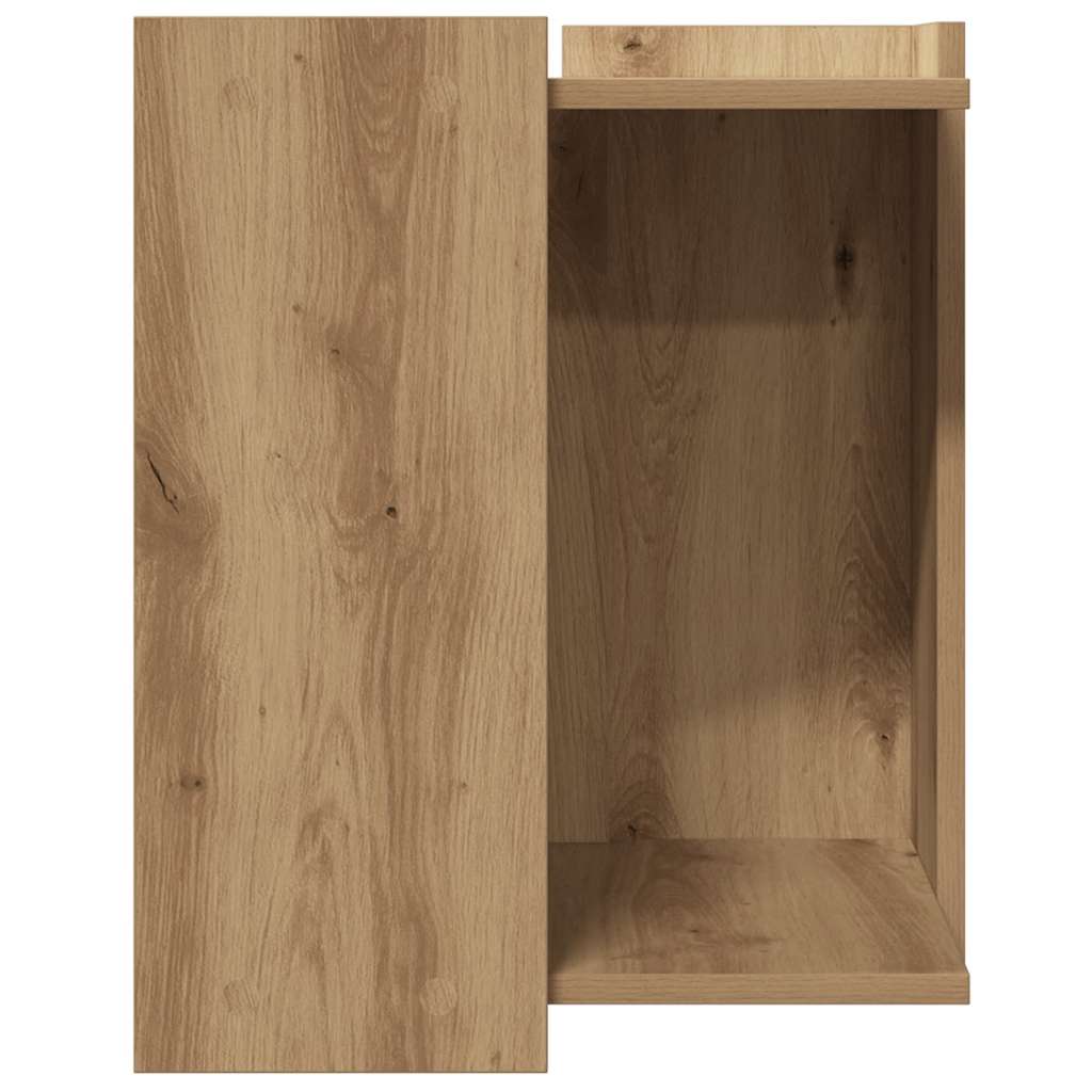 Skap til kattetoalett artisan eik 42x42x51 cm konstruert tre