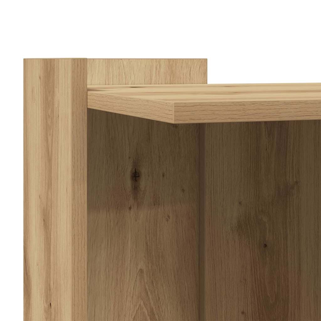 Skap til kattetoalett artisan eik 42x42x51 cm konstruert tre