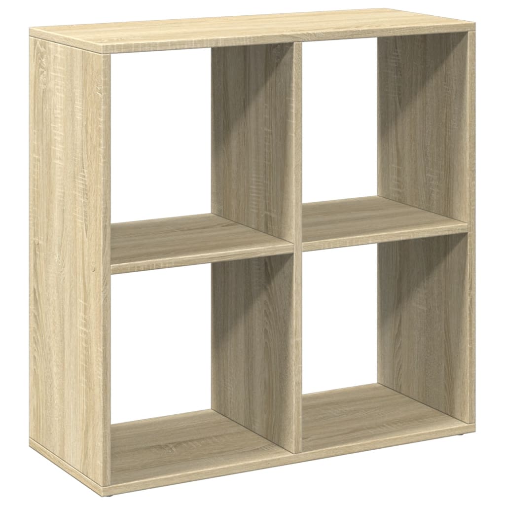 Romdeler bokhylle sonoma eik 69,5x29x69,5 cm konstruert tre