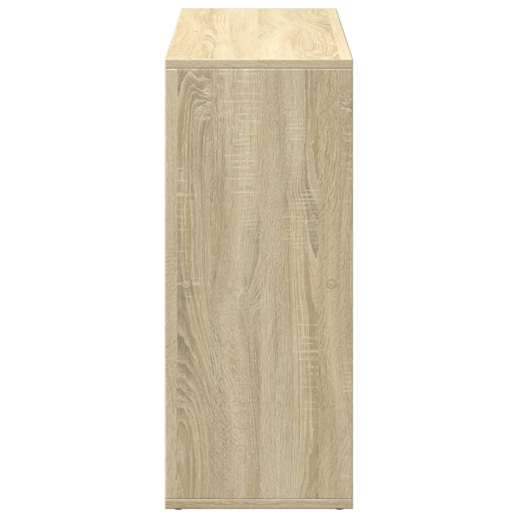 Romdeler bokhylle sonoma eik 69,5x29x69,5 cm konstruert tre