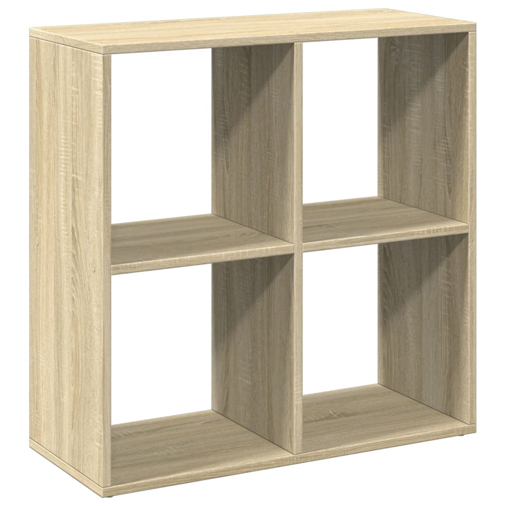 Romdeler bokhylle sonoma eik 69,5x29x69,5 cm konstruert tre