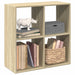 Romdeler bokhylle sonoma eik 69,5x29x69,5 cm konstruert tre