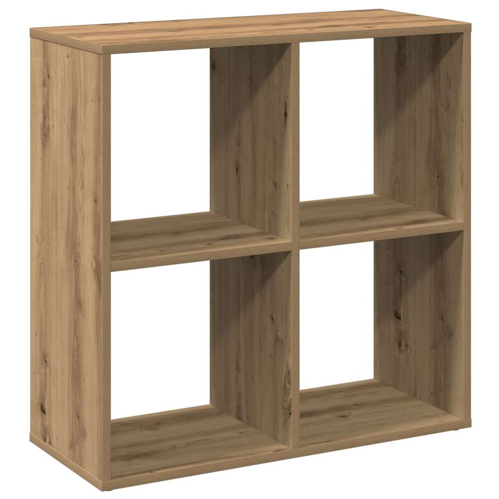 Romdeler bokhylle artisan eik 69,5x29x69,5 cm konstruert tre