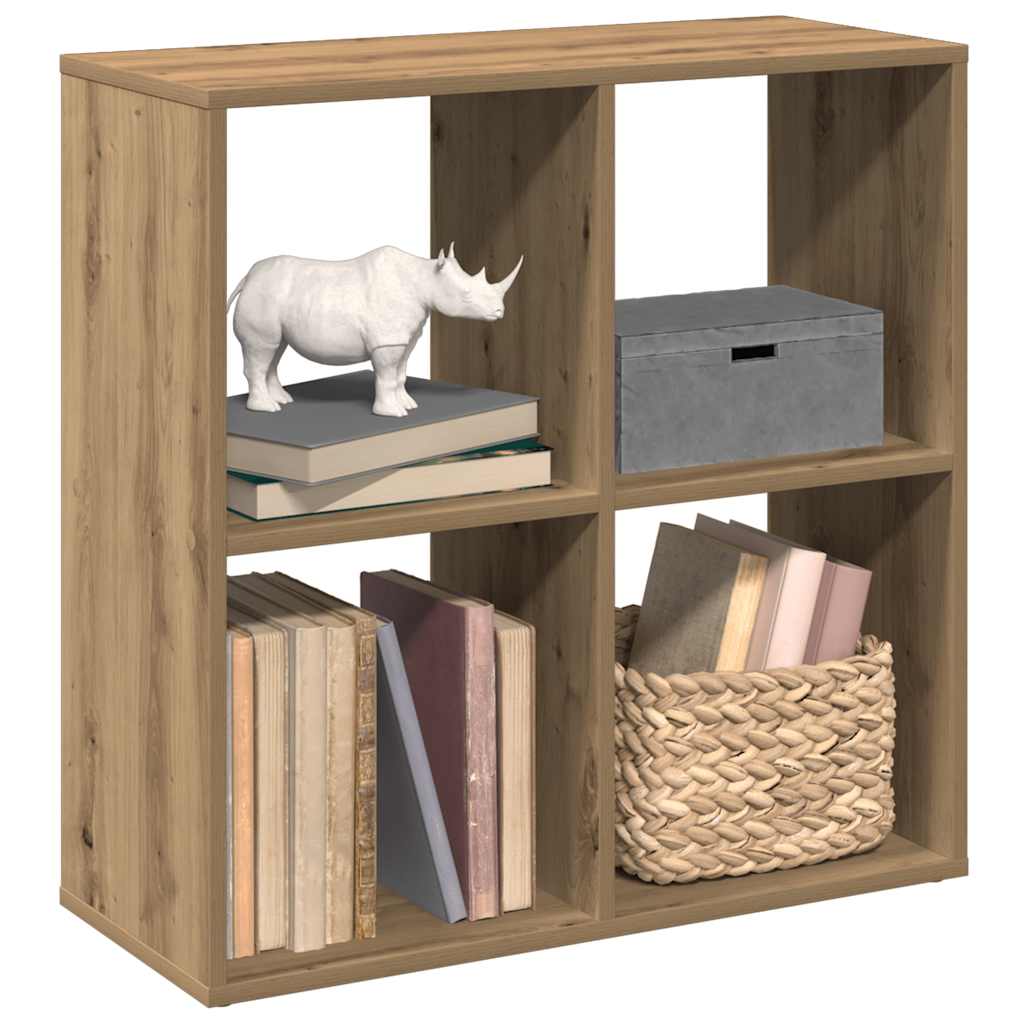 Romdeler bokhylle artisan eik 69,5x29x69,5 cm konstruert tre
